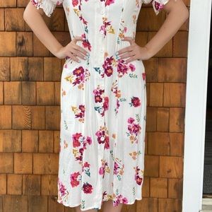 Row A Floral Dress